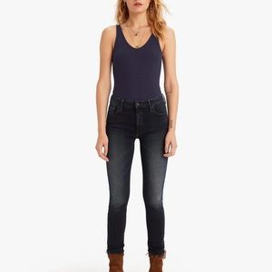 MOTHER High Waisted Looker Ankle Fray in Last Call